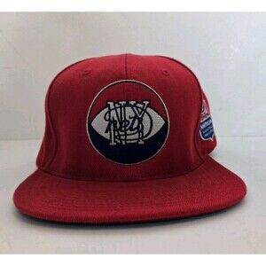 New Jersey Nets Mens Hat Mitchell & Ness Red Snapback NBA Basketball‎ Brooklyn